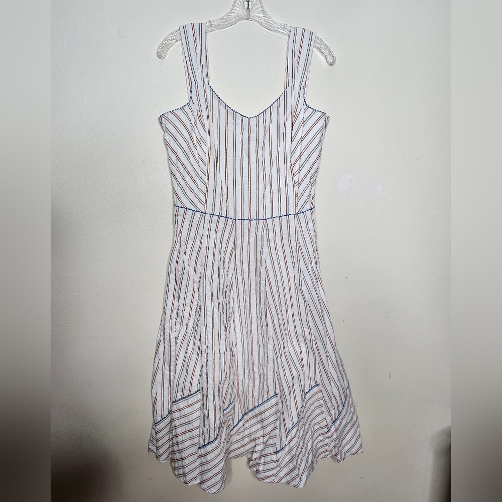 Liz Claiborne cotton striped dress size 12